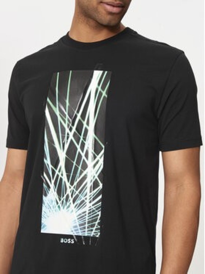 Boss T-Shirt Tee 6 50514647 Czarny Regular Fit