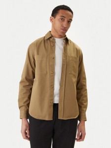 BOSS Koszula H-Owen 50556121 Khaki Relaxed Fit