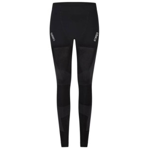 Męskie legginsy do biegania sportowe kompresyjne 3D PRO Run CEP czarne