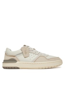 Clarks Sneakersy Courtlite2 Lo 26181290 Écru