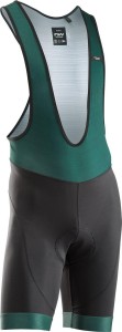 Spodenki rowerowe NORTHWAVE Active Evo Bibshort czarno zielone