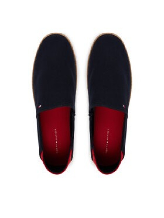 Tommy Hilfiger Espadryle Core Hilfiger Espadrille Textile FM0FM05792 Granatowy