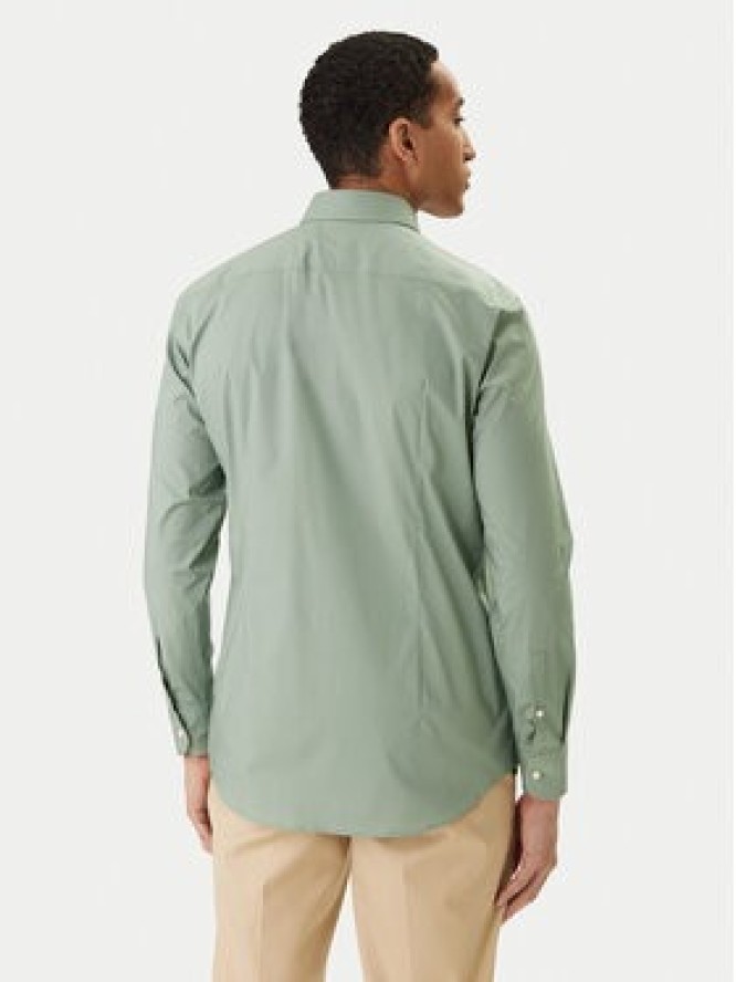 BOSS Koszula H-Hank 50469345 Zielony Slim Fit