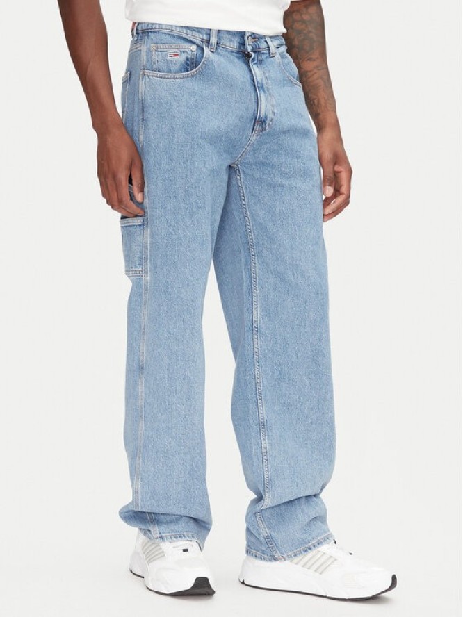 Tommy Jeans Jeansy Jamie DM0DM21326 Niebieski Loose Fit