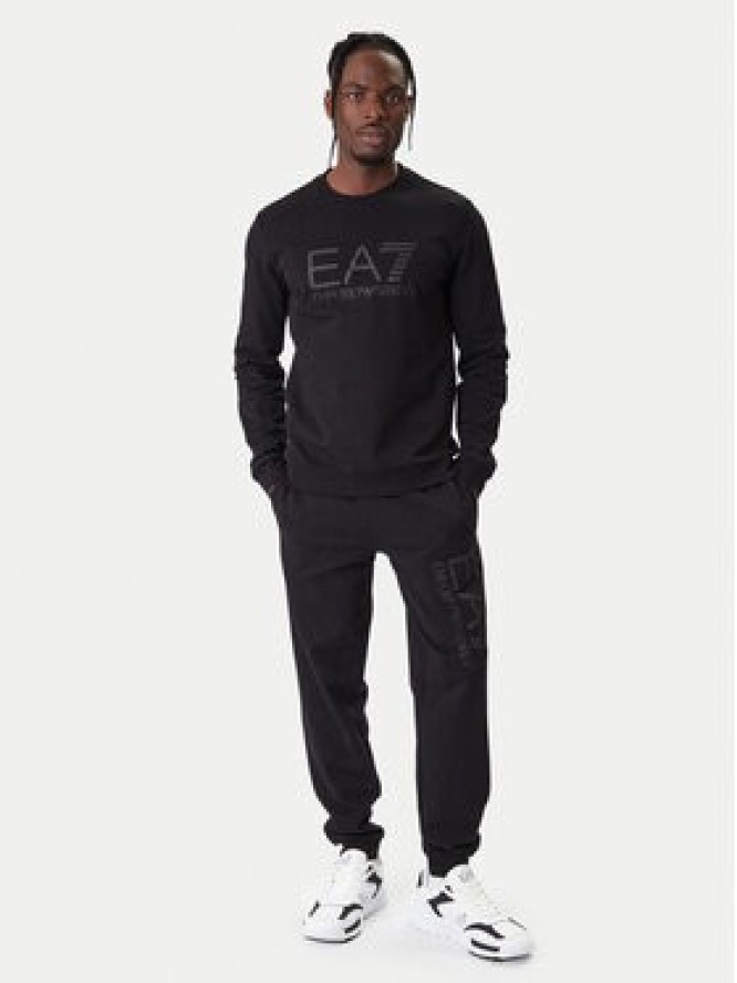 EA7 Emporio Armani Bluza 7M002278 AF22266 MC005 Czarny Regular Fit