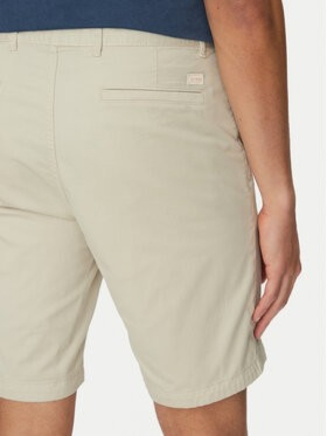 BOSS Szorty materiałowe 50536723 Beżowy Slim Fit