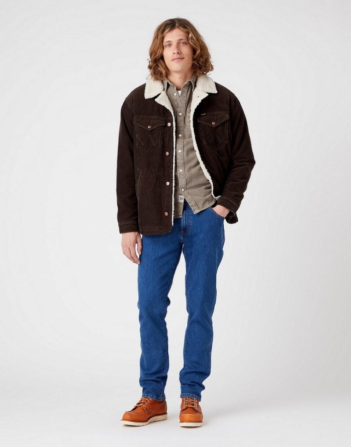 WRANGLER TEXAS TAPER MĘSKIE SPODNIE JEANSOWE REVIVAL W12TJX26Y 112322669