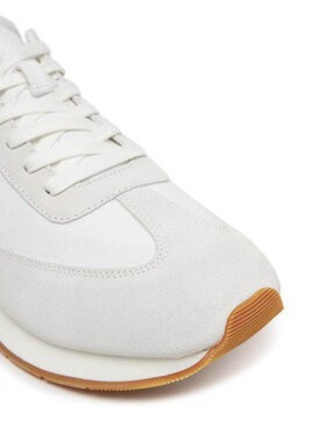 Calvin Klein Sneakersy Low Prof Runn Laceup Cv Mix HM0HM01723 Biały