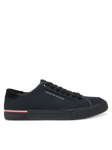 Tommy Hilfiger Tenisówki Core Corporate Vulc Canvas FM0FM05398 Czarny