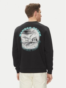 Hunter Bluza May HARM0058251 Czarny Relaxed Fit