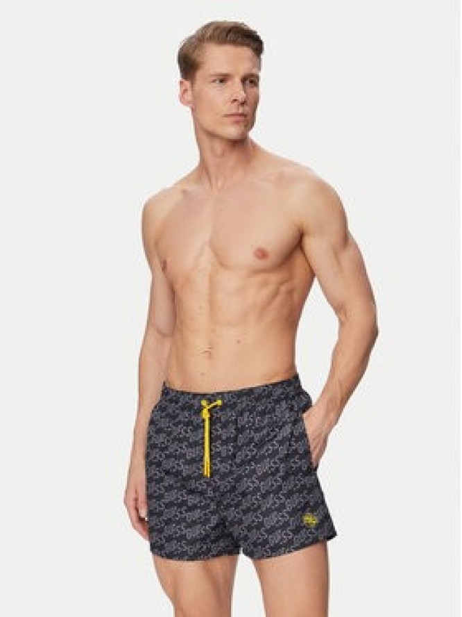 Guess Szorty kąpielowe F6GT12 WG2A2 Czarny Regular Fit
