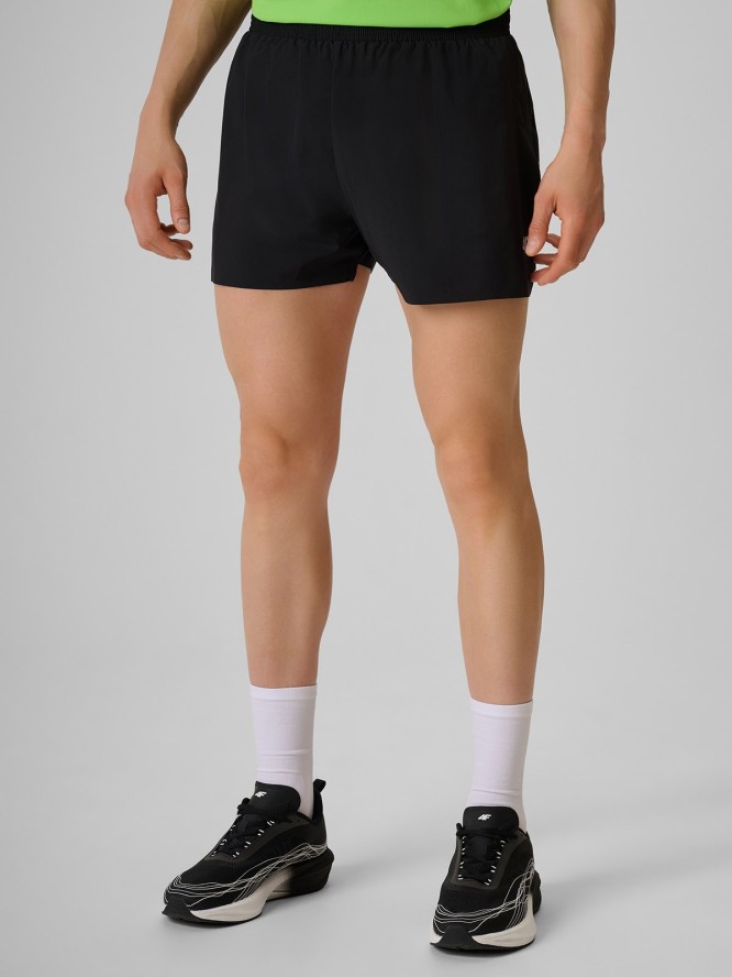 4F Spodenki do biegania szybkoschnące męskie - czarne XL