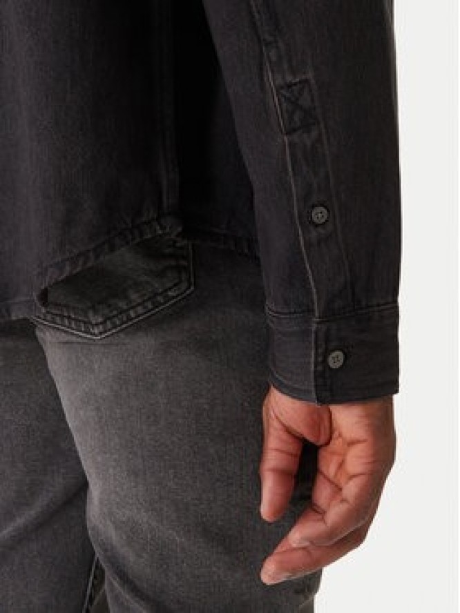 Calvin Klein Jeans Koszula jeansowa Classic LV04RD765G Czarny Relaxed Fit