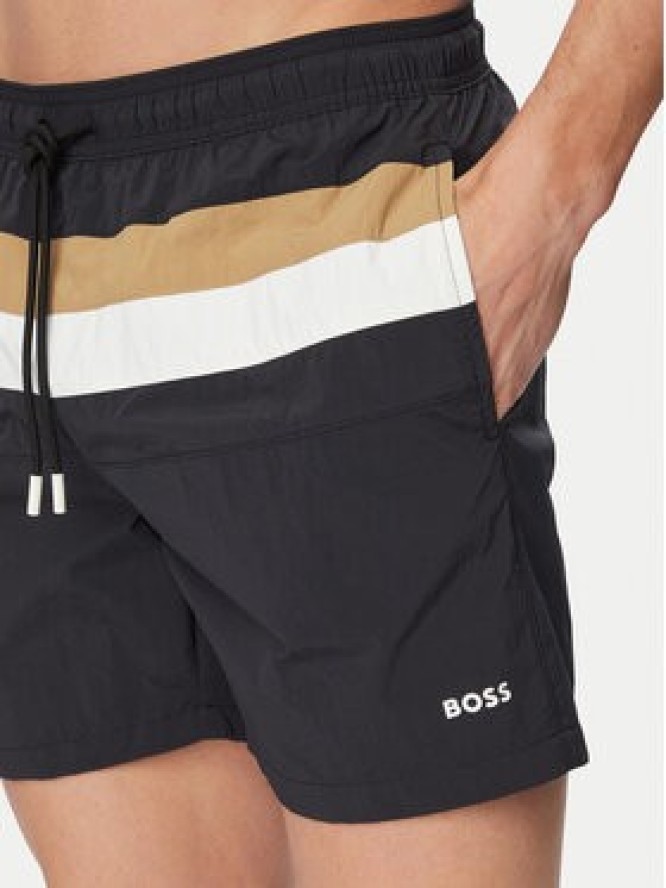 BOSS Szorty kąpielowe Louis 50539210 Czarny Regular Fit