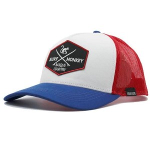 Czapka Trucker - 5 Paneli / Z Recyklingu (Niebiesko-Czerwony)
