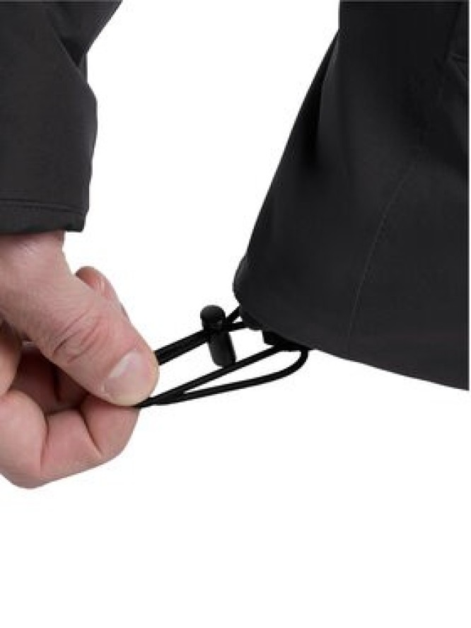 Jack Wolfskin Kurtka zimowa Brandenburger A65047 Czarny Regular Fit