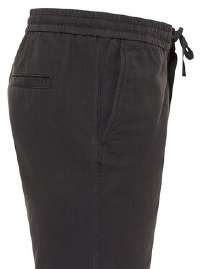 Mustang Szorty materiałowe Linen 1016459 Czarny Loose Fit