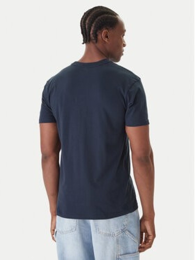 Quiksilver T-Shirt Anchor EQYZT08178 Granatowy Regular Fit