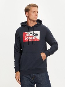Jack & Jones Bluza Nolan 12256849 Granatowy Standard Fit