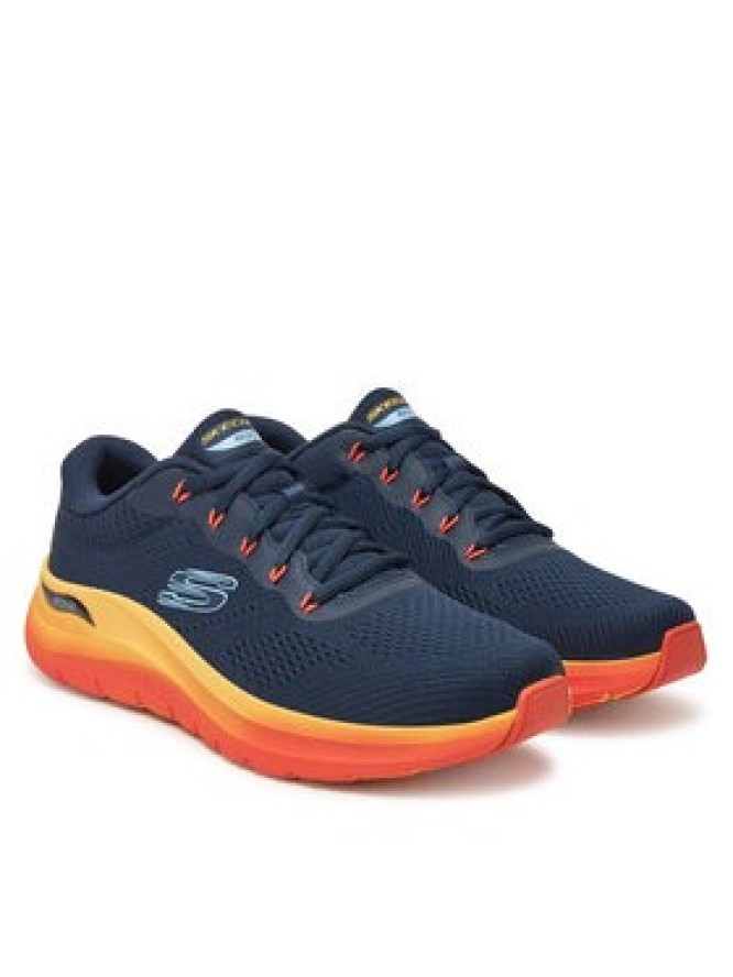 Skechers Sneakersy Arch Fit 2.0- 232700/NVMT Granatowy