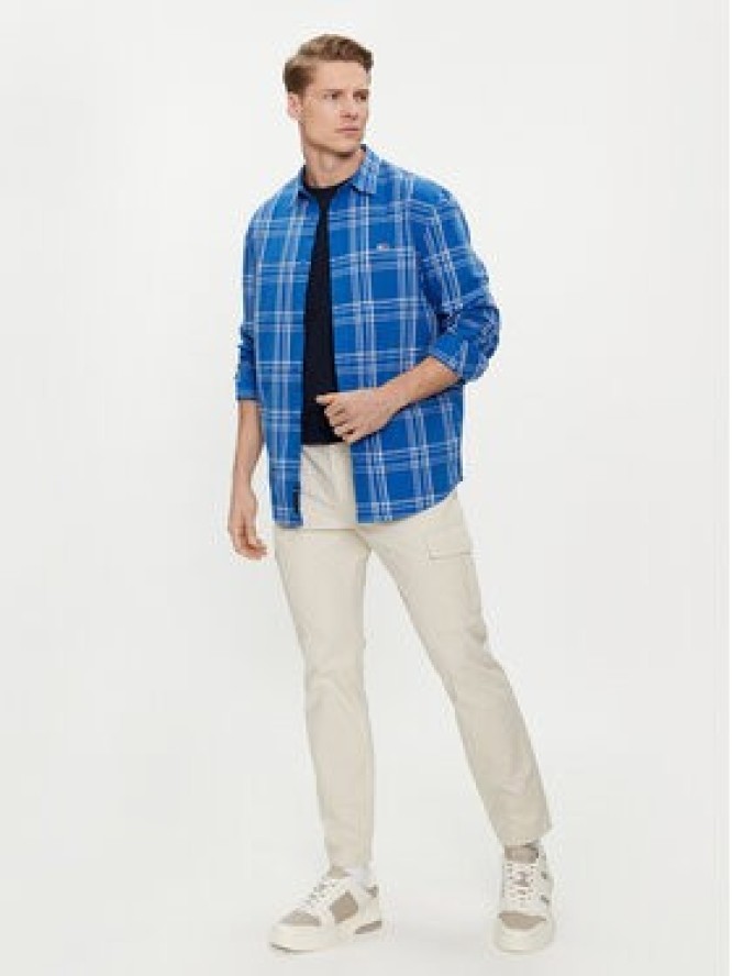 Tommy Jeans Spodnie materiałowe Austin DM0DM18940 Beżowy Slim Fit