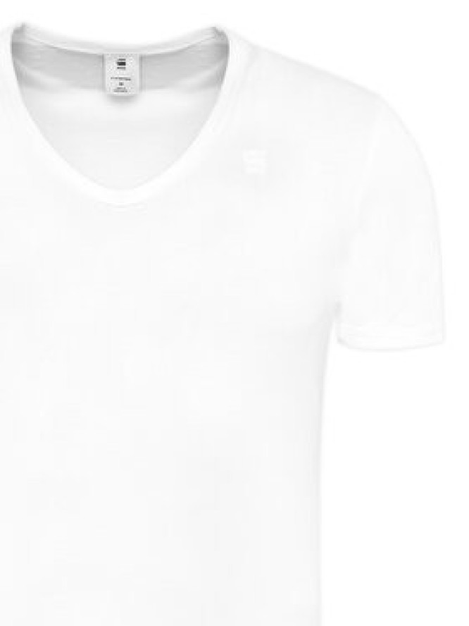 G-Star Raw Komplet t-shirtów Base D07207-124 Biały Slim Fit
