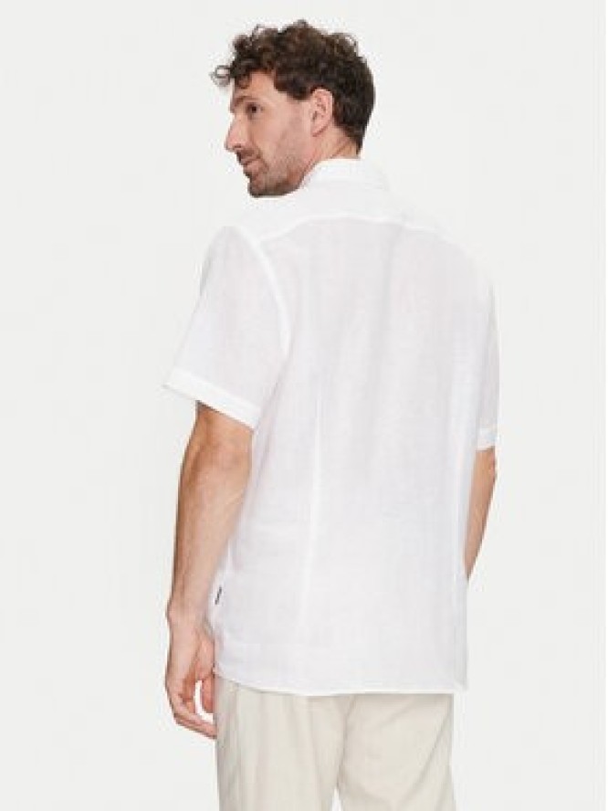 Bugatti Koszula 9450 58540A Biały Regular Fit