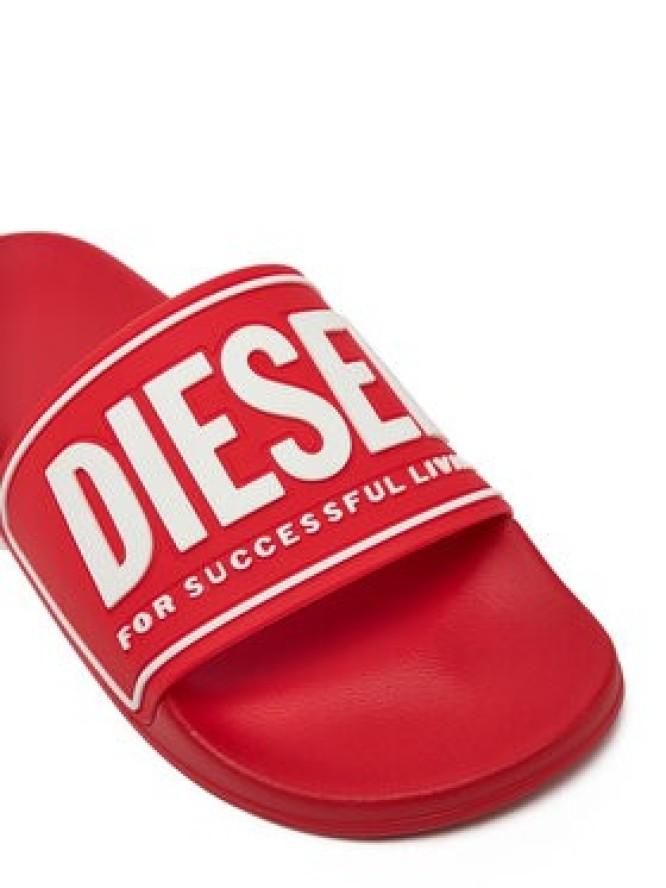 Diesel Klapki Y02801 P4441 H8991 Czerwony