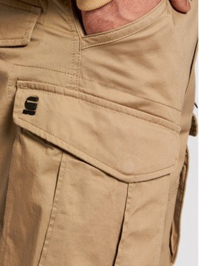 G-Star Raw Szorty materiałowe Rovic D08566-5126-239 Beżowy Relaxed Fit