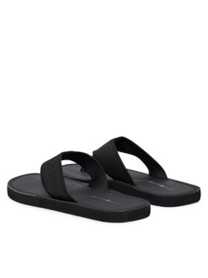 Tommy Hilfiger Japonki Jacquard Logo FM0FM05808 Czarny