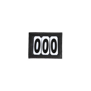 Uchwyt na numer rejestracyjny pvc velcro Kentucky 3 numéros
