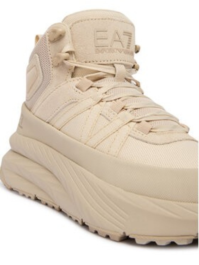 EA7 Emporio Armani Sneakersy Stivale 7X000299 AF18450 MZ244 Beżowy