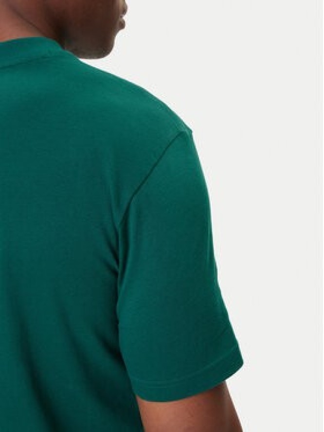 adidas T-Shirt Essentials Small Logo JF1096 Zielony Regular Fit