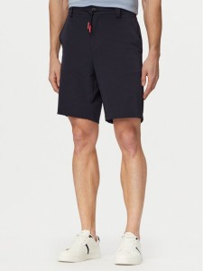 Guess Szorty materiałowe M6GD36 W2169 Granatowy Regular Fit