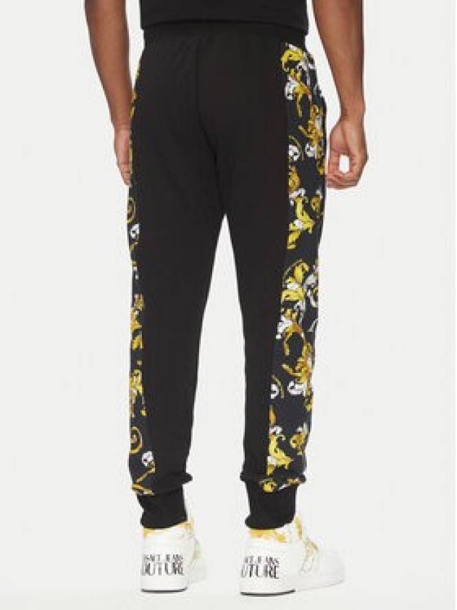 Versace Jeans Couture Spodnie dresowe 78GAA3C0 Czarny Regular Fit