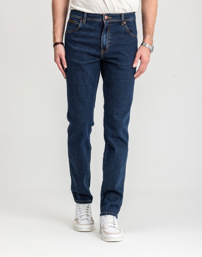 WRANGLER TEXAS SLIM MĘSKIE SPODNIE JEANSOWE CROSS GAME W12S8311U 112126497