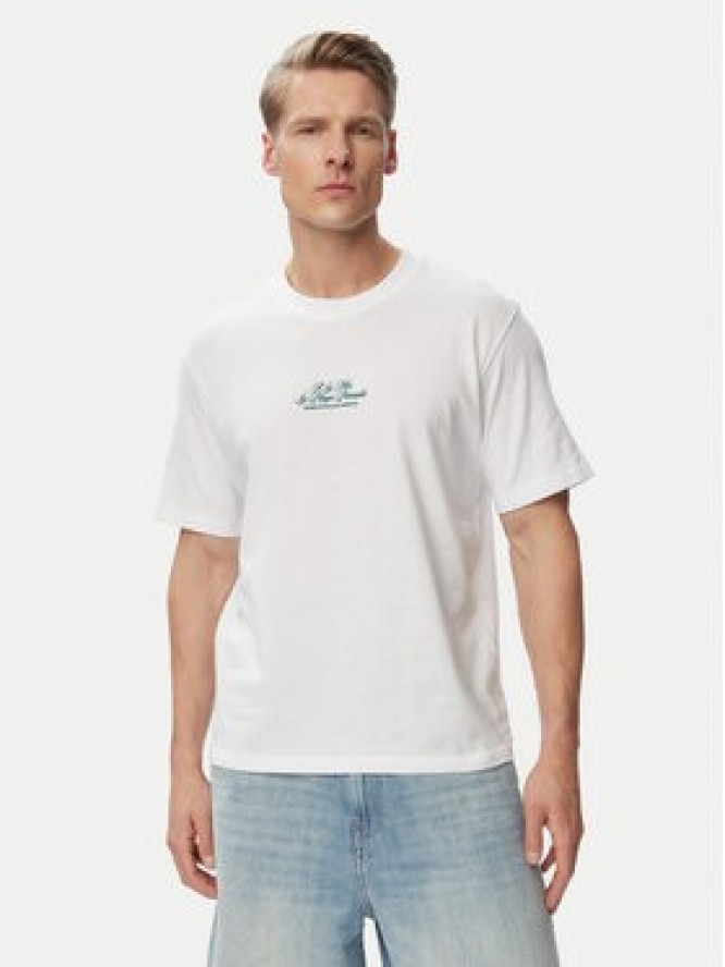 Jack & Jones T-Shirt Cassis Photo Back 12295050 Biały Relaxed Fit