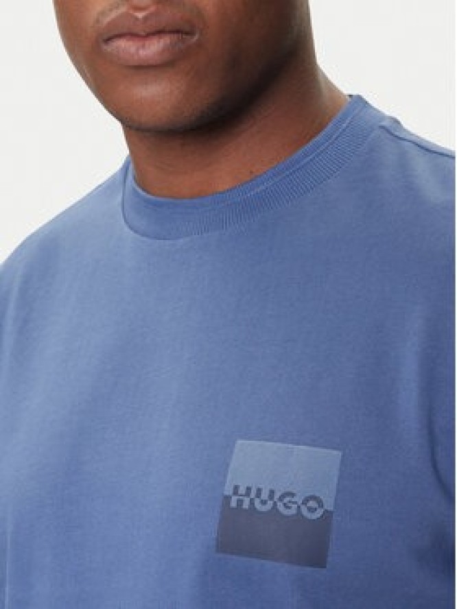 HUGO T-Shirt Dusplito 50542816 Niebieski Relaxed Fit
