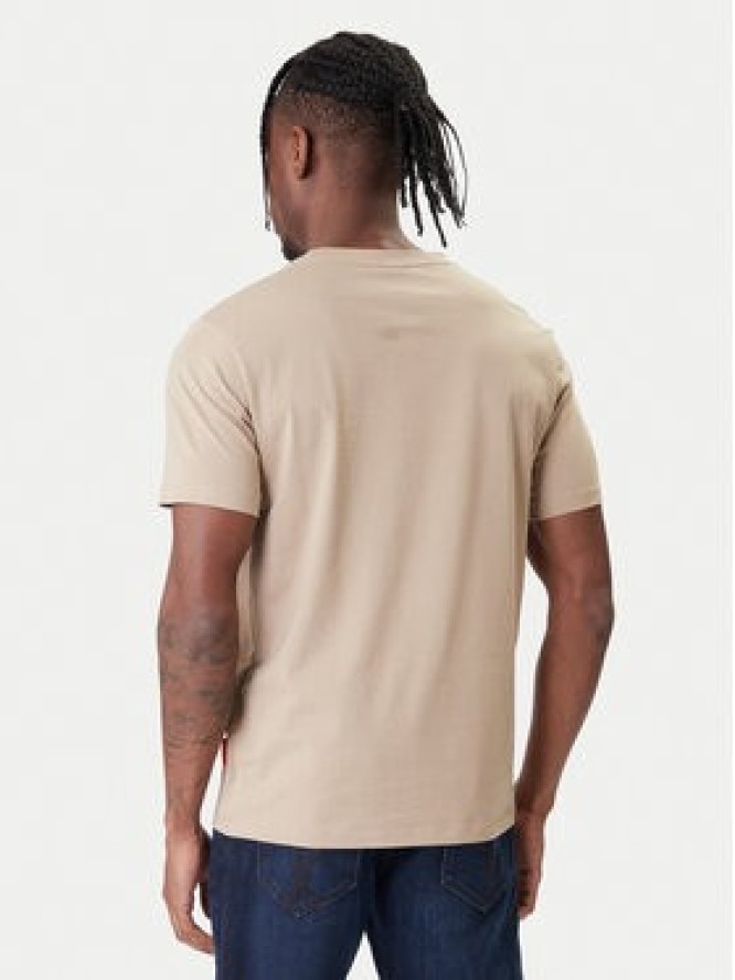 JOOP! Jeans T-Shirt 32Alphis 10011152 30045926 Beżowy Modern Fit