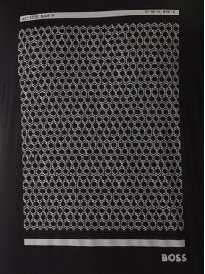 BOSS T-Shirt 50554333 Czarny Regular Fit