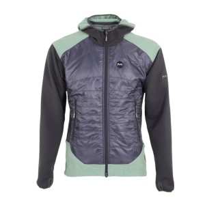 Techniczna hybrydowa kurtka męska Milo Nafo green - XL