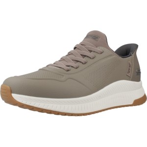 Buty SKECHERS SLIP-INS BOBS SQUAD 4 - DIRECT STEP Brązowy