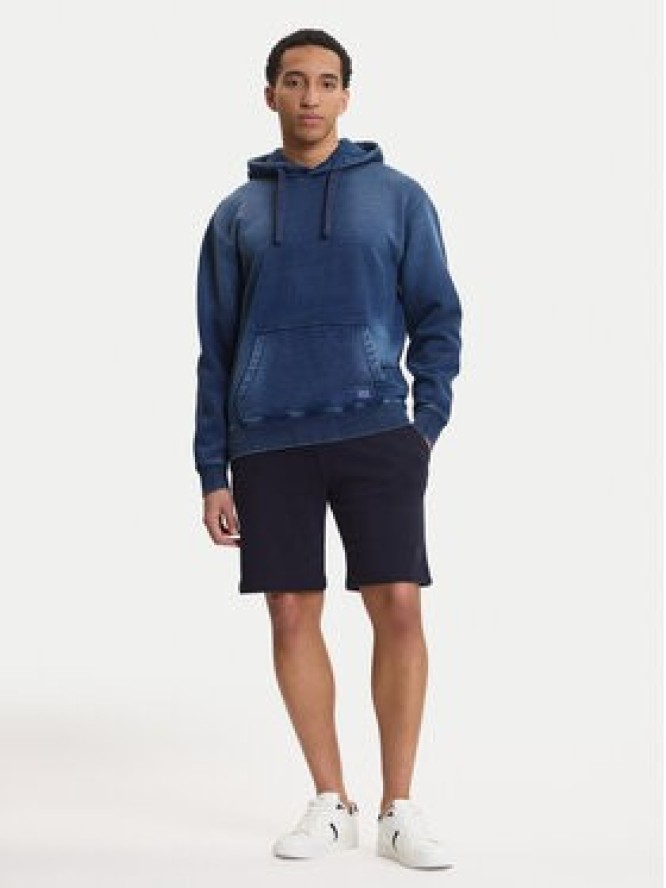 Guess Bluza M6GQ20 K3168 Granatowy Regular Fit