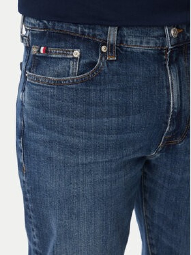 Tommy Hilfiger Jeansy Denton MW0MW44346 Niebieski Straight Fit