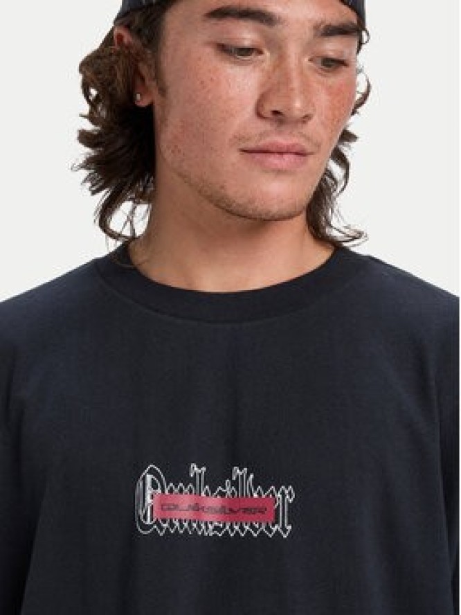 Quiksilver T-Shirt Mercury Double Up EQYZT08167 Czarny Regular Fit