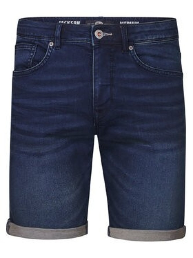 Petrol Industries Szorty jeansowe M-ROS-SHO001 Granatowy Slim Fit