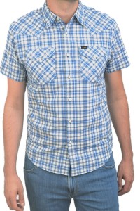 LEE MĘSKA KOSZULA SS WESTERN SHIRT DEEP INDIGO L640IDPS