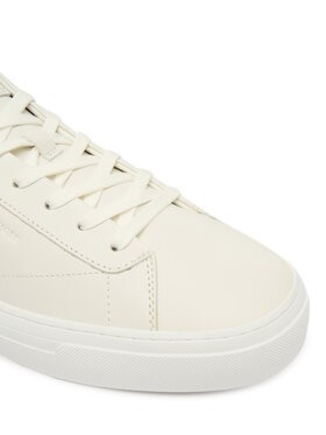 Tommy Hilfiger Sneakersy Premium Dress Cupsole Lth FM0FM05572 Écru