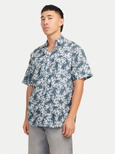 Jack & Jones Koszula Joshua 12271089 Niebieski Wide Fit