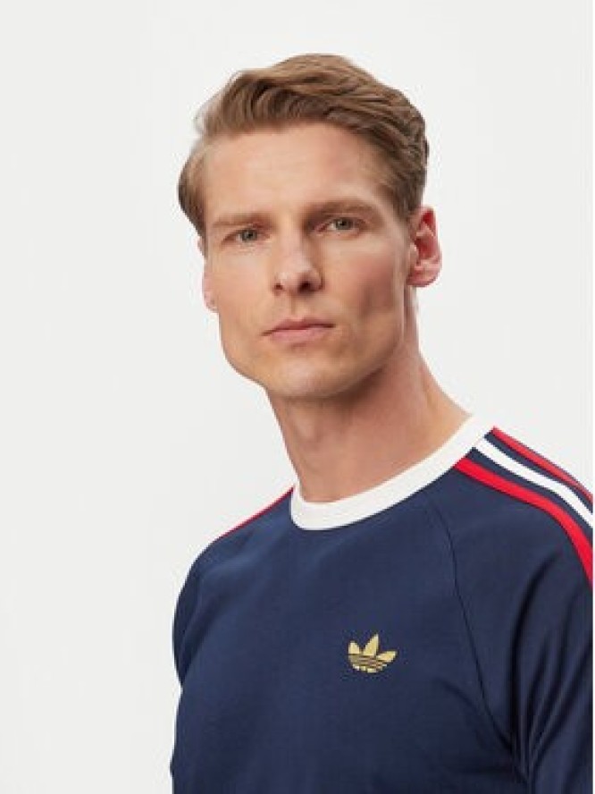 adidas T-Shirt 3-Stripes KC8636 Granatowy Regular Fit